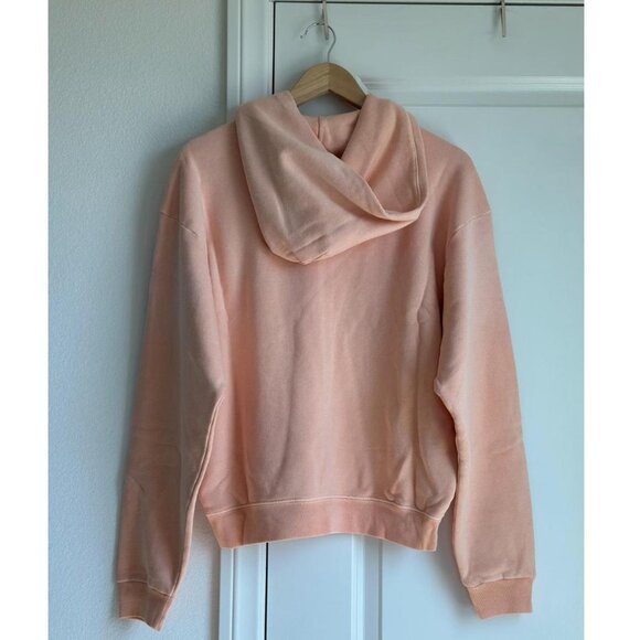 Skims French Terry Zip Up Hoodie in Cantaloupe, Size Medium - Picture 11 of 11